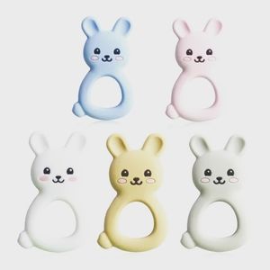 BPA free baby bunny teethers